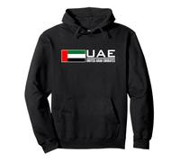 Bandiera degli Emirati Arabi Uniti Abu Dhabi Dubai Emirati Felpa con Cappuccio