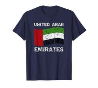 Bandiera degli Emirati Arabi Uniti, effetto invecchiato, per uomini, donne, bambini Maglietta