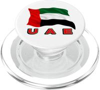 Bandiera degli Emirati Arabi Uniti Patriottica Araba Uomini Donne Bambini PopSockets PopGrip per MagSafe