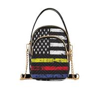 Bandiera degli Stati Uniti d'America con blu rosso usa pacchetto alla moda per le donne crossbody con multi tasche borse a mano per la festa della mamma