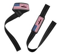 Bandiera degli Stati Uniti Texas Flag Come and Take It Cinghie di sollevamento 66 cm Power Workouts Tutore polso per sollevamento pesi, stacco da terra, esercizio, allenamento della forza