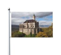 Bandiera dei monumenti storici dell'Armenia Bandiera 3x5 Ft Bandiera Esterna Bandiera Giardino Vacanze Bandiera Giardino Benvenuto Banner Home Garden Yard Prato Decor Bandiere, Interni/Esterni Stampa