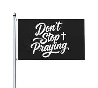 Bandiera Dei Pirati Don'T Stop Praying Bandiere Da Giardino Stagionale Con Occhielli Striscione Per Casa Sport Decorazione 90X150Cm