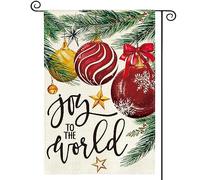 Bandiera Dei Pirati Joy To The World Christmas Holly Ornament Baubles Festive 30X45Cm Bandiera Da Cortile Stampa Colorato Bandiere Da Cortile Per Il Portico Parete Dormitorio