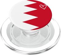 Bandiera del Bahrain Bahrein Cuore Orgoglioso Heritage Giornata nazionale PopSockets PopGrip per MagSafe