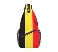 Bandiera del Belgio 03 Borsa a tracolla del Belgio Zaino a tracolla con bandiera del Belgio Zaino da giorno Borsa da trekking casual Borsa da zaino belga per esterni