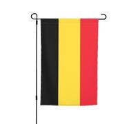Bandiera del Belgio da giardino, 30,5 x 45,7 cm, anti-pieghe e anti-sbiadimento, adatta per giardino, cortile, prato, balcone