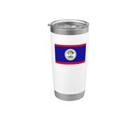 Bandiera del Belize Bicchiere termico in acciaio inox doppia parete