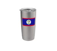 Bandiera del Belize Bicchiere termico in acciaio inox doppia parete