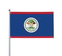 Bandiera del Belize Stampe Bandiere decorative per esterni 0,9 x 1,5 m leggere e belle adatte per cortili esterni e celebrazioni di festival.