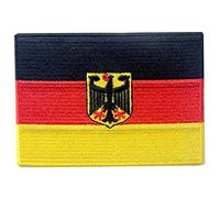 Bandiera del braccio tedesco Germania Eagle Termoadesiva Cucibile Ricamata Toppa