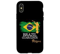Bandiera del Brasile Guarulhos Mission Angel Moroni Brasile Custodia per iPhone X/XS