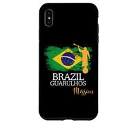Bandiera del Brasile Guarulhos Mission Angel Moroni Brasile Custodia per iPhone XS Max