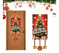 Bandiera del Buon Natale | Striscione impermeabile per le festività, per il giardino, per la casa, la finestra, il giardino, la terrazza, la camera da, le feste, l'inverno