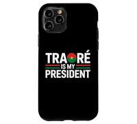 Bandiera del Burkina Faso Traore Ibrahim Traoré è il mio Presidente Custodia per iPhone 11 Pro