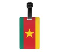 Bandiera del Camerun etichetta per bagagli protegge la privacy ed è un must per i viaggi ed è durevole