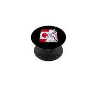 Bandiera del Canada Assiria Orgoglio Assiro Design PopSockets PopGrip Adesivo