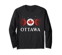 Bandiera del Canada di Ottawa Maglia a Manica