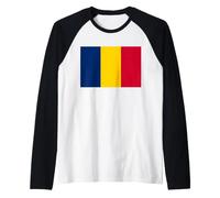 Bandiera del Ciad Maglia con Maniche Raglan