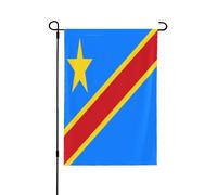 Bandiera del Congo - Bandiera decorativa su entrambi i lati, da giardino, perfetta per interni ed esterni, disponibile in due misure