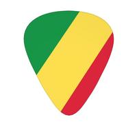 Bandiera del Congo Plettri per chitarra Plettri per chitarra basso 12 pezzi