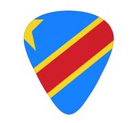 Bandiera del Congo Plettri per chitarra Plettri per chitarra basso 12 pezzi