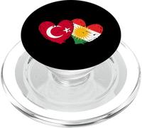 Bandiera del cuore del Kurdistan della Turchia Orgoglio curdo turco PopSockets PopGrip per MagSafe