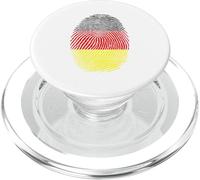Bandiera Del Dna Tedesco Impronte Digitali PopSockets PopGrip per MagSafe