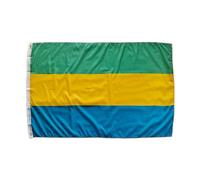 Bandiera del Gabon, bandiera colori Gabon, bandiera 150 cm x 90 cm, bandiera Gabon