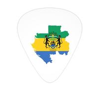 Bandiera del Gabon Mappa Chitarra Plettri Plettri Per Chitarra Basso 12 Pacco