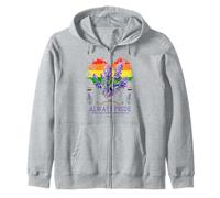 Bandiera del Gay Pride, idea costume da donna LGBT Rainbow Pride Felpa con Cappuccio