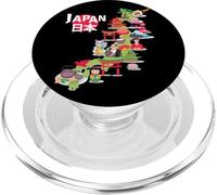 Bandiera del Giappone mappa di viaggio orgoglio giapponese Okinawa Tokyo Love PopSockets PopGrip per MagSafe