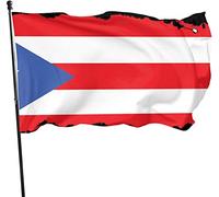 Bandiera del giardino del viaggio di missione di Puerto Rico resistente alle intemperie, bandiera del gioco 3 X 5 ft Decorazioni per la casa all'aperto