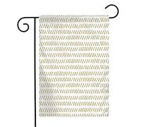 Bandiera del giardino di benvenuto chevron verticale carino semplice moda modello senza cuciture freccia che ripete texture geometriche tribali sim incredibile cortile decorativo per esterni 12 x 18 p