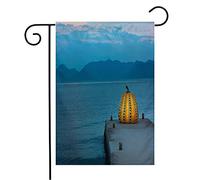 Bandiera del Giardino di Benvenuto Viaggio nell'Oceano Verticale Naoshima 19 Luglio Mistero Parchi Giganti Punto Outland Bellezza Opera d'Arte per Esterni Campagna Cortile Decorativo per Esterni 12 x
