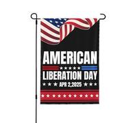 Bandiera del Giorno della Liberazione del 2 aprile 2025 - Sventola con orgoglio per il N Movimento Americano 12 * 18 In Banner Senza Asta