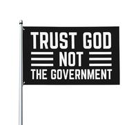 Bandiera del governo "Fidati di Dio", 3x5, bandiera cristiana "Amo Cristo Gesù", 3x5 piedi, striscione decorativo per esterni, bandiera standard da appendere all'esterno, per cartello da giardino, pra