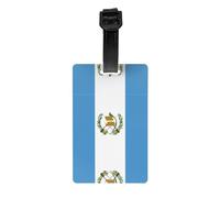 Bandiera del Guatemala Pattern Etichetta Bagaglio - 8,4 x 5,3 cm Rimovibile Privacy Tag Viaggio
