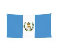 Bandiera del Guatemala stampata decorazione natalizia da appendere - 177,8 x 88,9 cm - Natale, compleanno, festa festeggiamento banner,