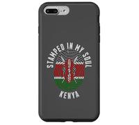 Bandiera del Kenya con timbro «My Soul», motivo: Kenyan Pride Custodia per iPhone 7 Plus/8 Plus
