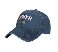 Bandiera del Kenya Keniani Cool Unisex Cappello da Baseball Regolabile Cappellini da Sole Leggera Cappellino da Baseballberretto per All'Aperto Estivo Golf