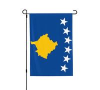 Bandiera del Kosovo. Adatta per interni ed esterni, perfetta per casa, giardino, eventi e manifestazioni patriottiche.