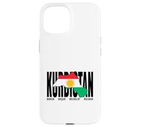 Bandiera del Kurdistan Newroz, Azadîa Curdi Il suo Biji Kurdistan Custodia per iPhone 15
