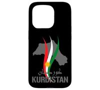 Bandiera del Kurdistan Newroz, Azadîa Curdi Il suo Biji Kurdistan Custodia per iPhone 15 Pro