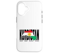 Bandiera del Kurdistan Newroz, Azadîa Curdi Il suo Biji Kurdistan Custodia per iPhone 16
