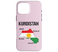 Bandiera del Kurdistan Newroz, Azadîa Curdi Il suo Biji Kurdistan Custodia per iPhone 16 Pro Max
