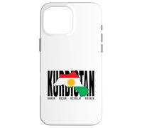 Bandiera del Kurdistan Newroz, Azadîa Curdi Il suo Biji Kurdistan Custodia per iPhone 16 Pro Max