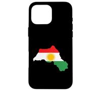 Bandiera del Kurdistan Newroz, Azadîa Curdi Il suo Biji Kurdistan Custodia per iPhone 16 Pro Max