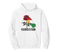 Bandiera del Kurdistan, Newroz, libertà curda in Tutto Il Kurdistan Felpa con Cappuccio