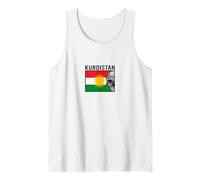 Bandiera del Kurdistan Nowruz, Bakur Rojava Bashur, Amo Il Kurdistan Canotta